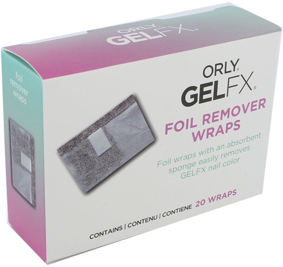 ORLY GELFX Foil Remover Wraps 20pc