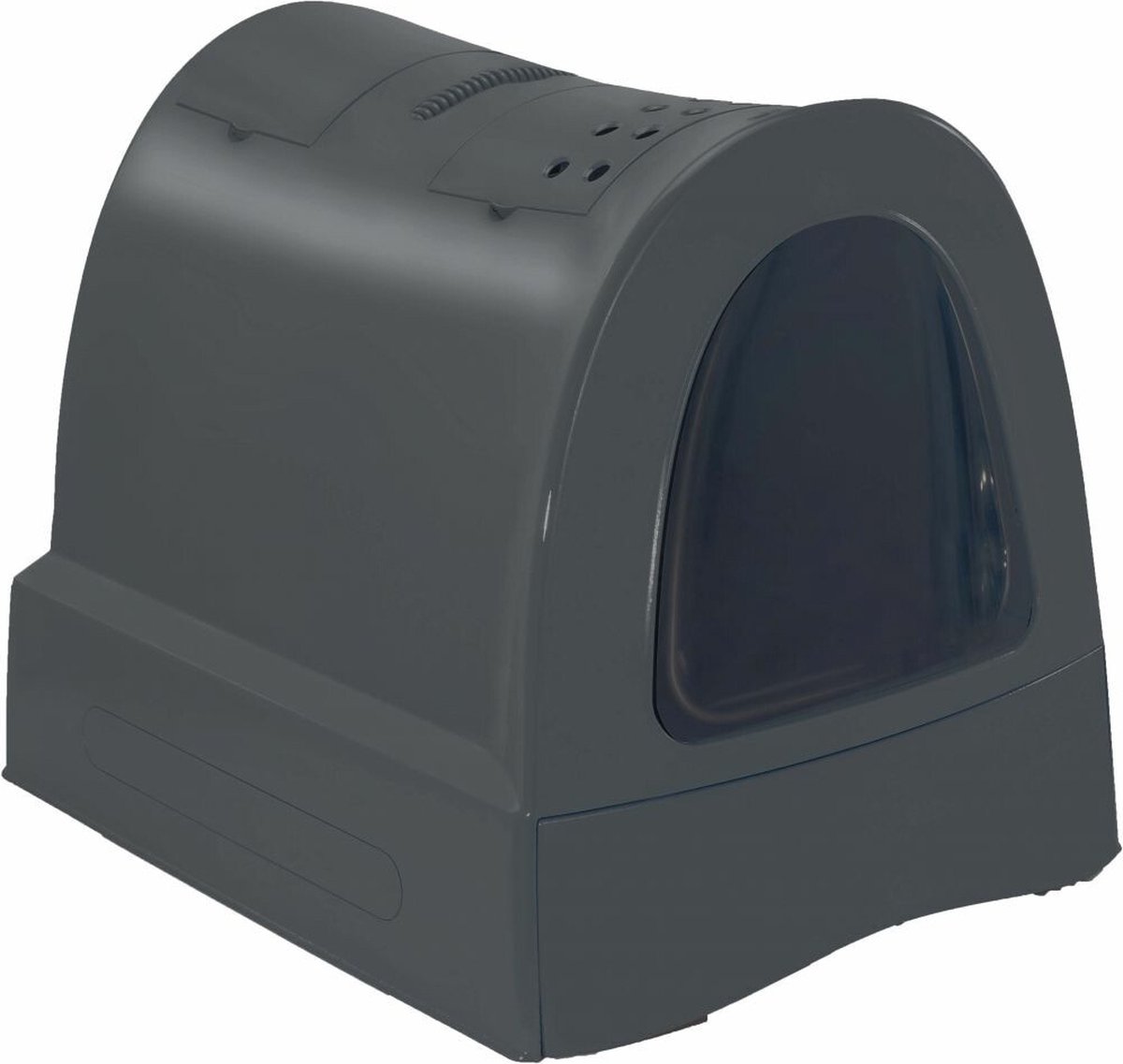 Kattenbak Imac Zuma met schuiflade, geurfilter ventilatie, schepje, kunststof, 56x40x42,5 cm, grijs - Afbeelding 5