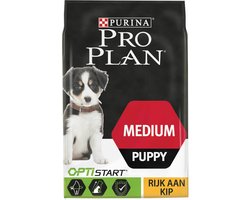 4x Pro Plan Hondenvoer Droog Puppy Medium Healthy Start Kip 3 kg