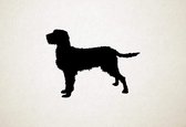 Silhouette hond - Istrian Coarse-haired Hound - Istrische ruwharige hond - XS - 22x30cm - Zwart - wanddecoratie