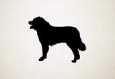 Silhouette hond - Karakachan Dog - Karakachan-hond - S - 45x56cm - Zwart - wanddecoratie