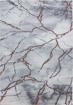 Modern laagpolig vloerkleed Naxos - brons 3815 - 120x170 cm