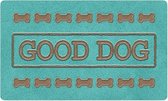 Tarhong placemat good dog turquoise - 48,5x29 cm - 1 stuks