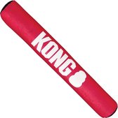 Kong signature stick rood / zwart - 32x5x5 cm - 1 stuks