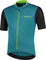 Rogelli Minimal - Fietsshirt Korte Mouwen - Heren - Maat M - Blauw, Groen, Zwart