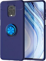 Voor Huawei Honor 30S Lenuo schokbestendige TPU-beschermhoes met onzichtbare houder (blauw)