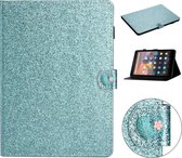 Voor Amazon Kindle Fire HD 7 Love Buckle Glitter Horizontal Flip Leather Case met houder & kaartsleuven (blauw)