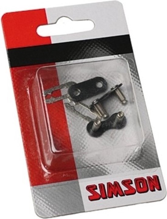 Simson Verbindingsschakel Strong 1/2 x 1/8 inch voor fietskettingen zonder versnelling van Simson — afbeelding 5