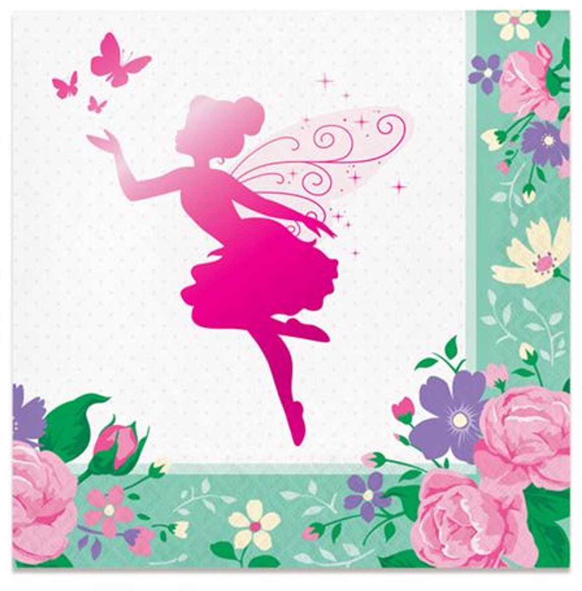 Servetten - Floral Fairy - (16 stuks)