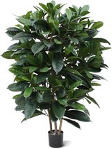 Maxifleur kunstplanten - Kunst Ficus - Cyathistipula - Deluxe - Kunstplant - 120cm - Niet van echt te onderscheiden!