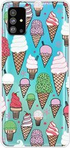 Voor Galaxy S20 Painted TPU beschermhoes (ijs)