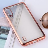 Ultradunne galvaniseren Soft TPU beschermende achterkant van de behuizing voor Xiaomi Mi CC9 / A3 Lite (rose goud)