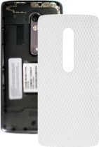 Batterij achterkant voor Motorola Moto X Play XT1561 XT1562 (wit)