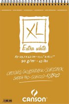 Canson schetsblok XL Extra White formaat 297 x 42 cm (A3)