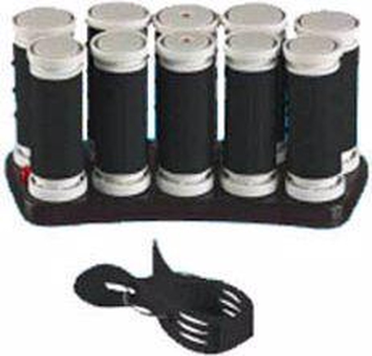 Ontembare persoon maak een foto Carmen C2010 - Reis krulset - 10 rollers - Inclusief reisetui - Dual  Voltage | bol.com