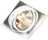 QAZQA oneon trimless 111 - Moderne Inbouwspot - 1 lichts - L 15.6 cm - Wit -  Woonkamer | Slaapkamer | Keuken