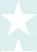 Goedkoop behang 23837 blauw met sterren