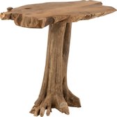J-Line Tafel Wortel Teak Hout Naturel