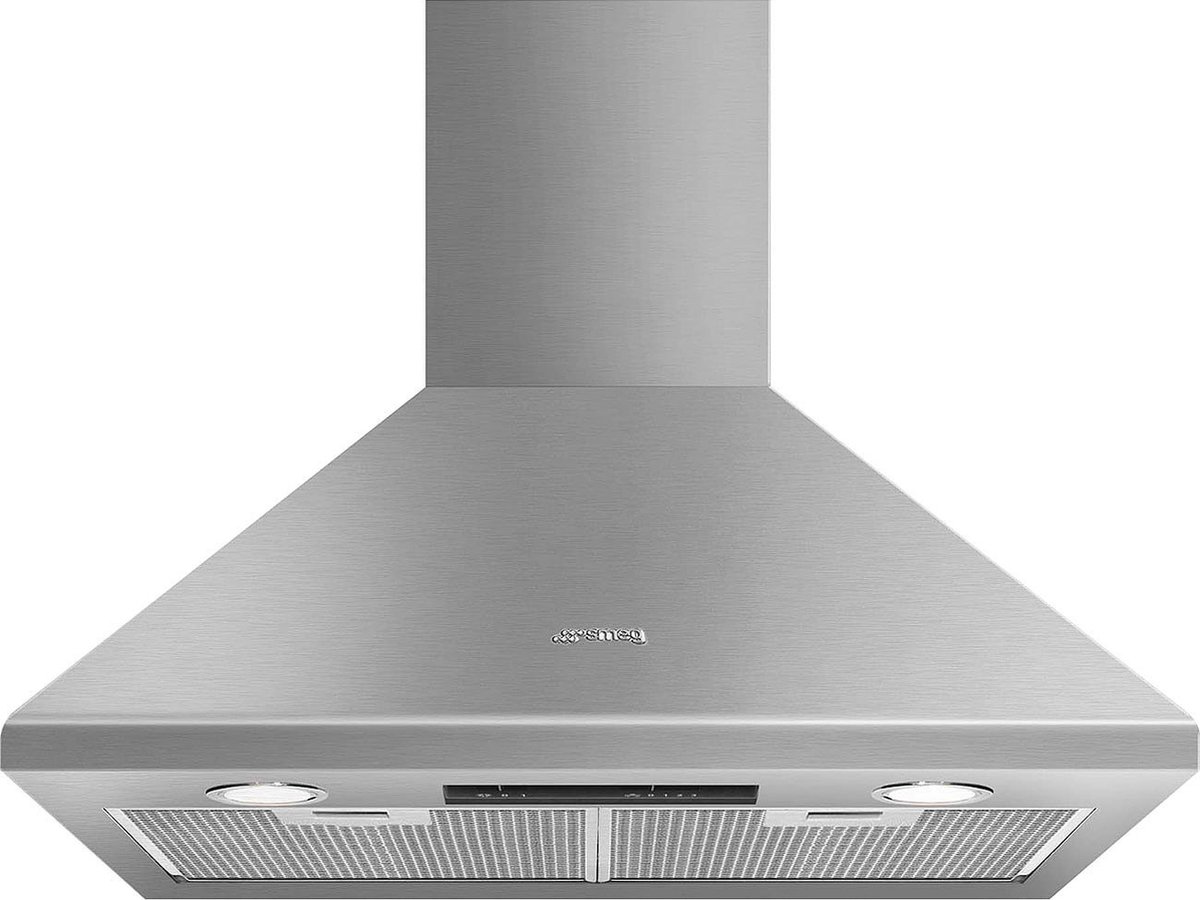 Smeg KSED65XE afzuigkap 635 mÂł/uur Muurmontage Roestvrijstaal B