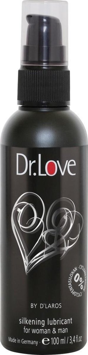 Goedkoopste Dr. Love Siliconen glijmiddel voor vrouwen en mannen - Langdurig Genot in een Pompflesje van 100ml