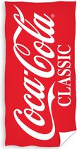 Bol.com Coca Cola Strandlaken Logo - 70 x 140 cm - Katoen aanbieding