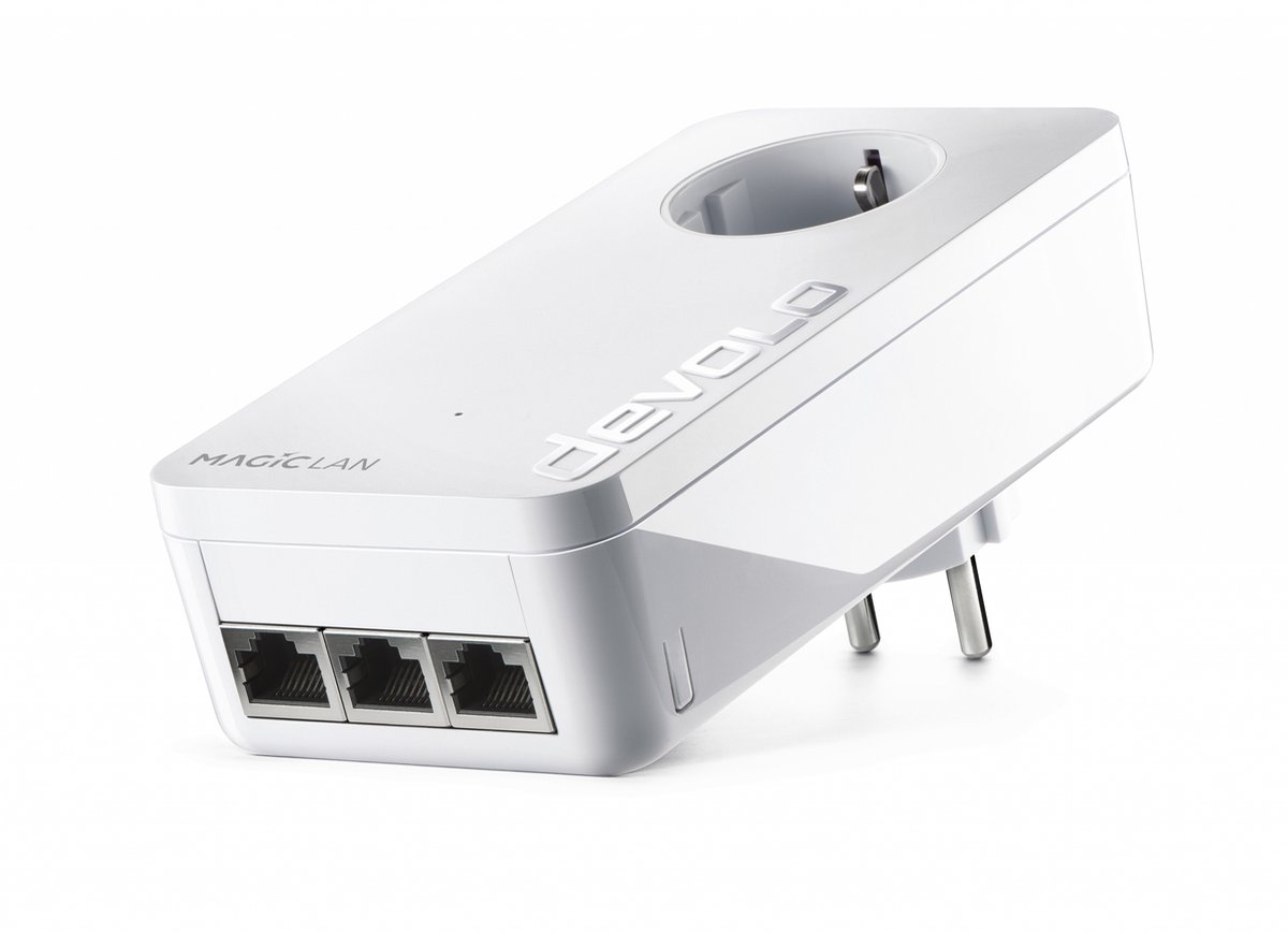 Devolo Magic 2 LAN triple 2400 Mbit/s Ethernet LAN Wit 1 stuk(s)