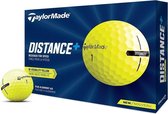 TaylorMade Distance+ Golfballen - Geel - 12 stuks