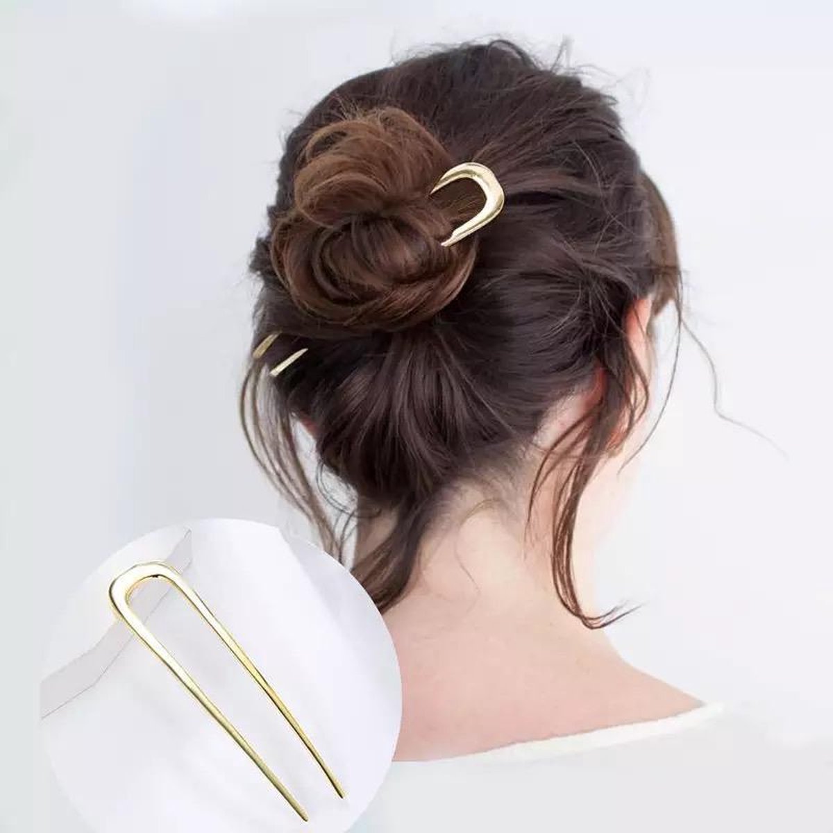 Hairpin Luxury Gold pour un chignon parfait | bol.com