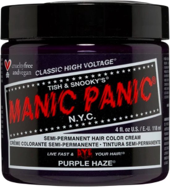 Potje Manic Panic Classic High Voltage Purple Haze haarverf.