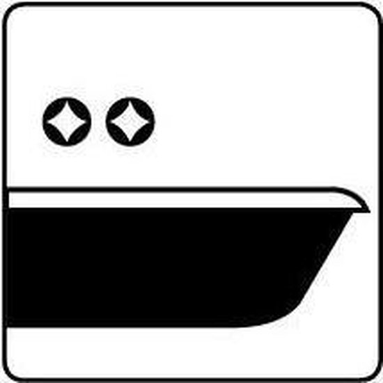 Plaque de Bain - plastique 150 x 150 mm