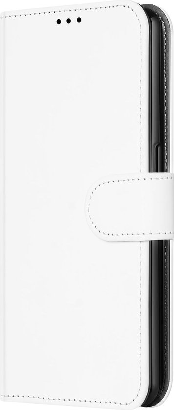 Couverture de livre OPPO A74 4G Wit avec porte-cartes