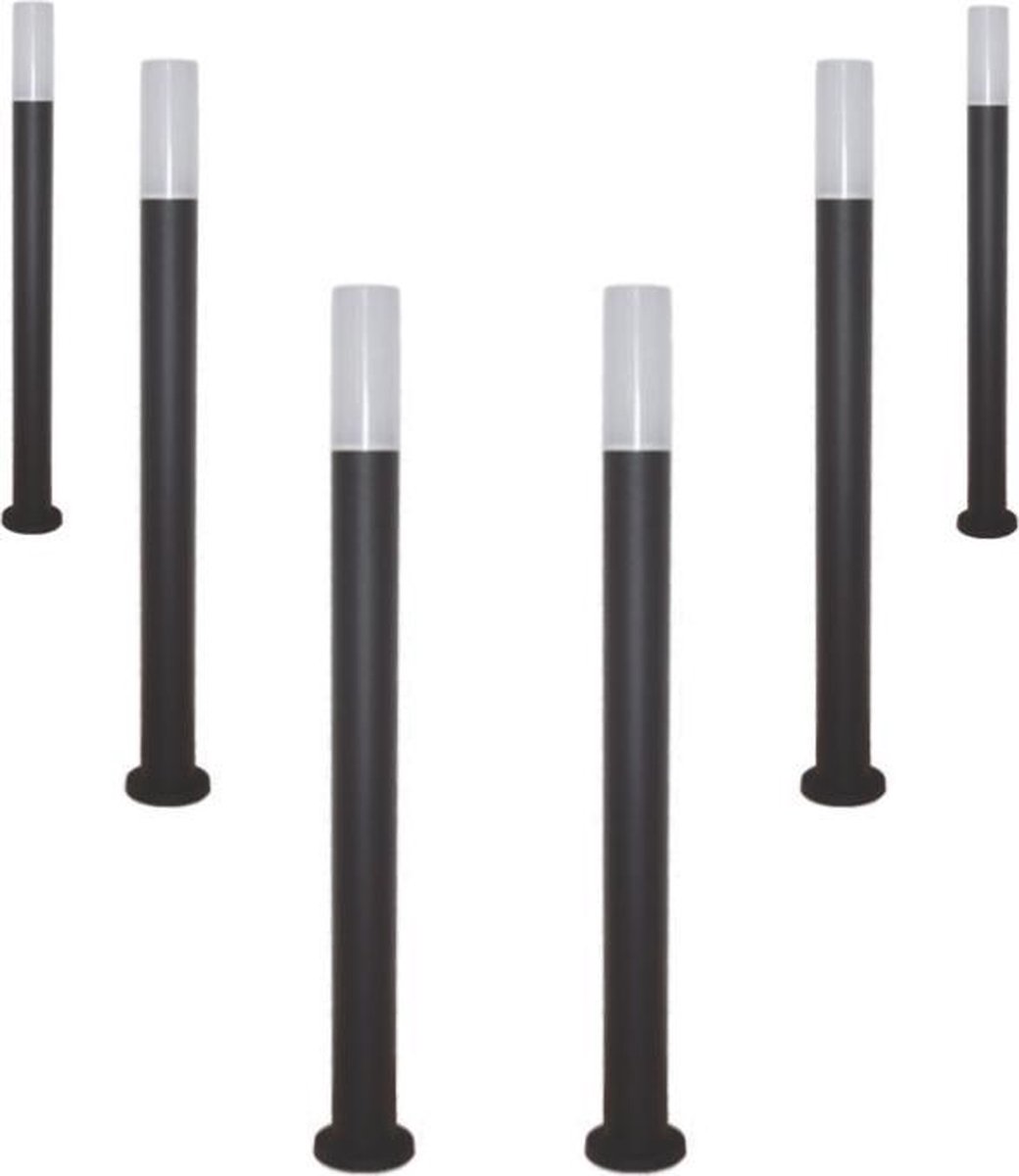 1M IP65 220 V LED Outdoor Terminal (Pack of 6) - Overig - Zwart - Pack de 6 - Zwart - SILUMEN
