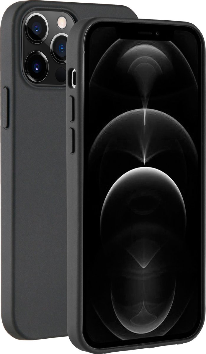 BeHello iPhone 12 / 12 Pro Gel Hoesje Zwart