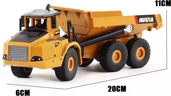 Articulated Truck - Kiepwagen zandbak - Graafmachine - Kraan Speelgoed -  Graafmachine... | bol.com