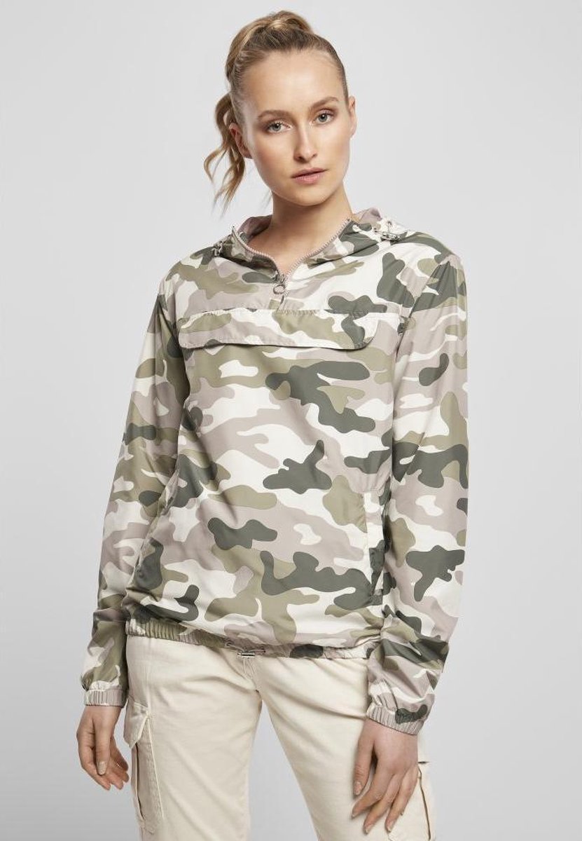 Urban Classics Camo Pullover Jas XS Multicolours Multicolor