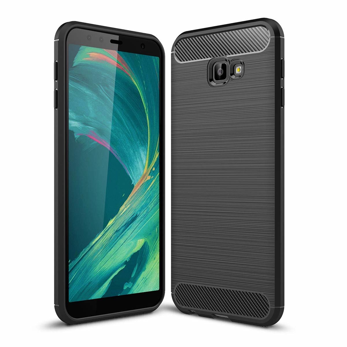 Soft Bruchem TPU Hoesje voor Samsung Galaxy J4+ (2018)- Matt Zwart - van Bixb