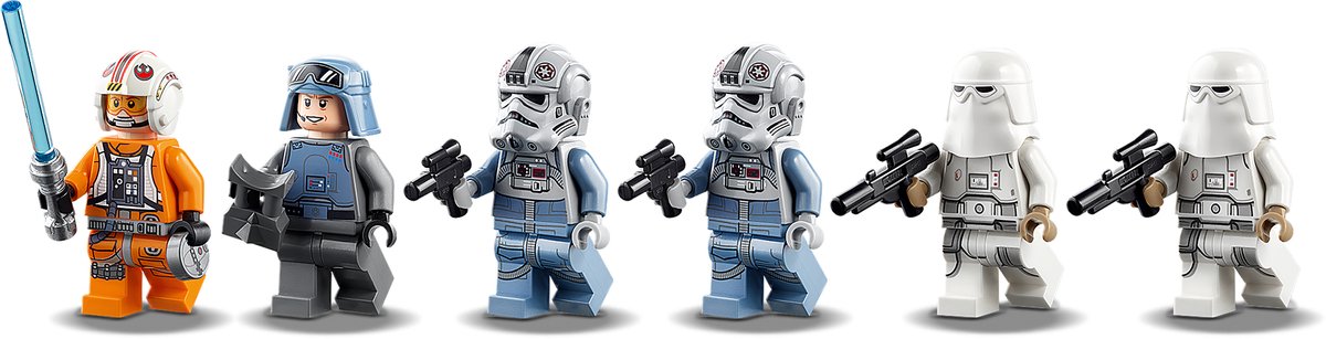 LEGO® Star Wars™ AT-AT™ 75288 bouwset, leuke speelset voor kinderen die spannende missies uit het Star Wars universum en scènes uit de klassieke Star Wars trilogie willen naspelen (1267 onderdelen) — afbeelding 11
