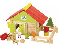 Actiefiguren Jeujura Farm With Animals Playset (100 Onderdelen)