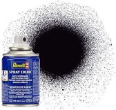 Revell #8 Black - Matt - Acryl Spray - 100ml Verf spuitbus
