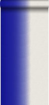 Origin behang dip dye motief indigoblauw - 346937 - 53 cm x 10,05 m