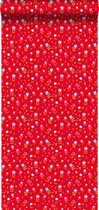 ESTAhome behang bloemen rood - 137320 - 53 cm x 10,05 m