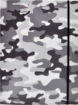 Verhaak Documentenmap – Elastomap - A4 Formaat - Camouflage Grijs