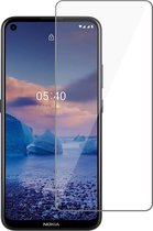 Screenprotector voor Nokia 5.4 - tempered glass screenprotector - Case Friendly - Transparant