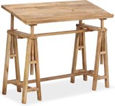 Medina Tekentafel 116x50x76 cm massief mangohout
