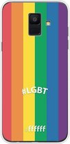 6F hoesje - geschikt voor Samsung Galaxy A6 (2018) -  Transparant TPU Case - #LGBT - #LGBT #ffffff