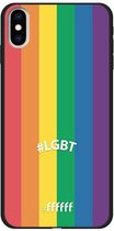 6F hoesje - geschikt voor iPhone Xs Max -  TPU Case - #LGBT - #LGBT #ffffff
