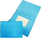 Beautone elastomap met kleppen formaat A4 blauw