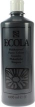 Plakkaatverf Ecola flacon van 1.000 ml, zwart