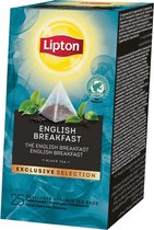 Lipton - Exclusive selection thee English Breakfast - 25 Pyramide zakjes