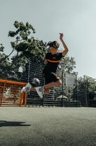 Malelions Junior T-shirt Tonny - Black/Orange